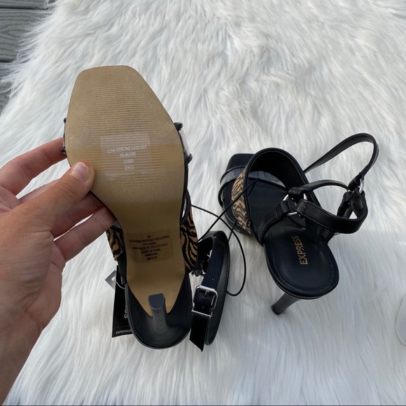 Express animal pattern heels - Picture 4 of 4